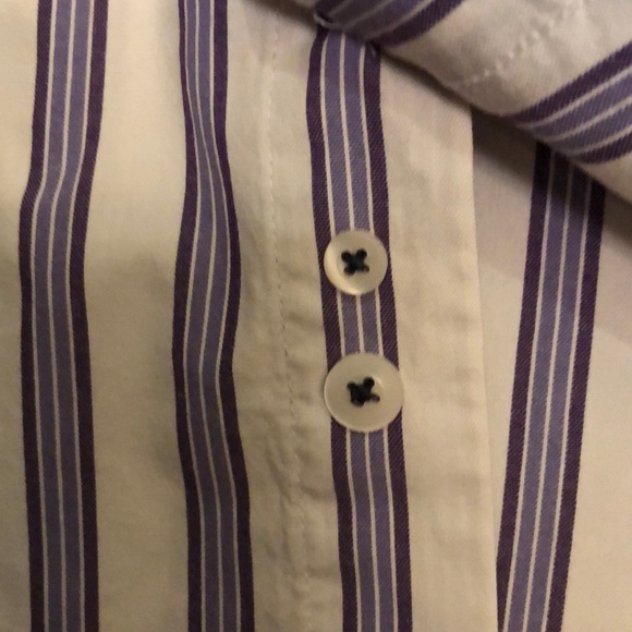 Gap button up striped shirt Men’s XXL 18-18 1/2” - Picture 3 of 8